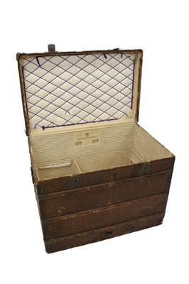 Lot 1658 - Rare early Louis Vuitton trunk