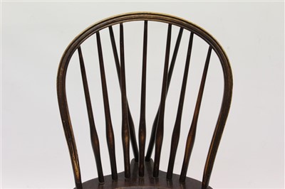 Lot 883 - Unusual Amercian Arts and Crafts ash and beech stick back chair