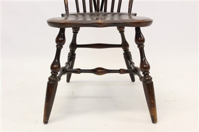 Lot 883 - Unusual Amercian Arts and Crafts ash and beech stick back chair