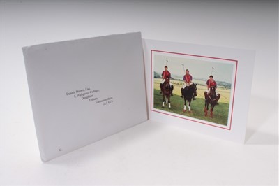 Lot 30 - HRH Prince Charles Prince of Wales – four signed and inscribed 1990s Christmas cards