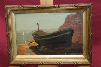 Lot 1202 - Paul Servais (1867-1931) oil panel