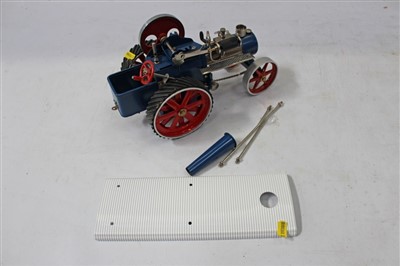 Lot 2917 - Wilesco Model Steam traction engine