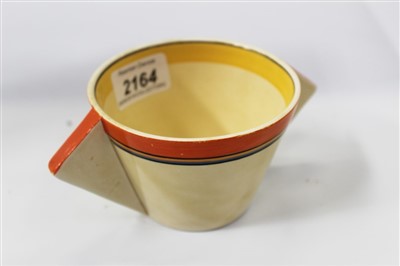 Lot 2164 - Art Deco Clarice Cliff 2 handled cup