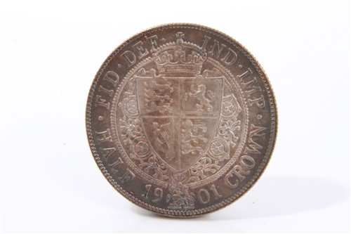 Lot 156 - G.B. Victoria O.H. Half Crown (N.B. toned A.U.) (1 coin)