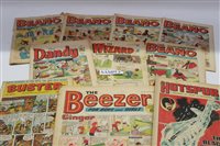 Lot 2500 - Collection of 1970s comics - including Beano,...