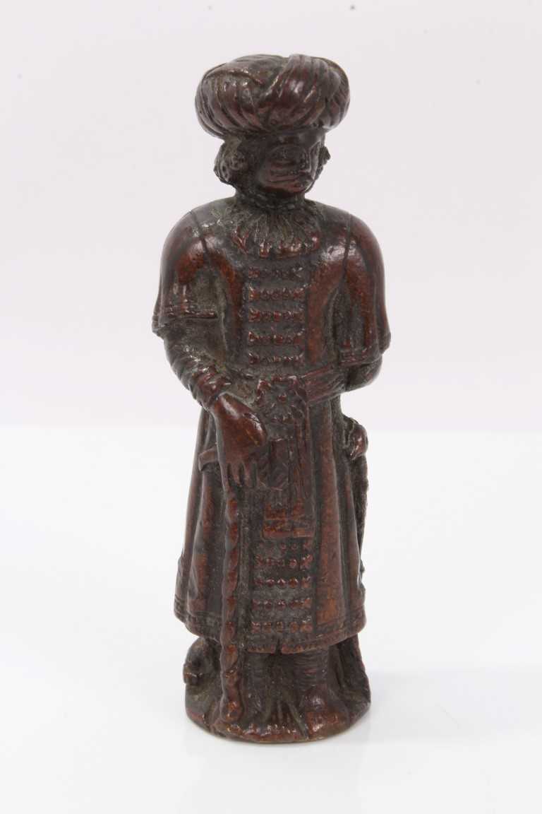 Lot 1023 - 19th century bronze figure of a Turk