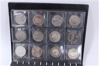 Lot 164 - G.B. mixed modern coinage – to include Britannia silver Two Pounds (x 15), Elizabeth II Five Pounds (x 27) (N.B. to include some Silver Proofs) and others (qty)