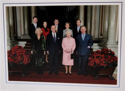 Lot 78 - HM Queen Elizabeth II and HRH The Duke of Edinburgh – two signed Christmas cards 2006; 2007