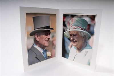 Lot 80 - HM Queen Elizabeth II and HRH The Duke of Edinburgh, two signed Christmas cards 2010; 2011