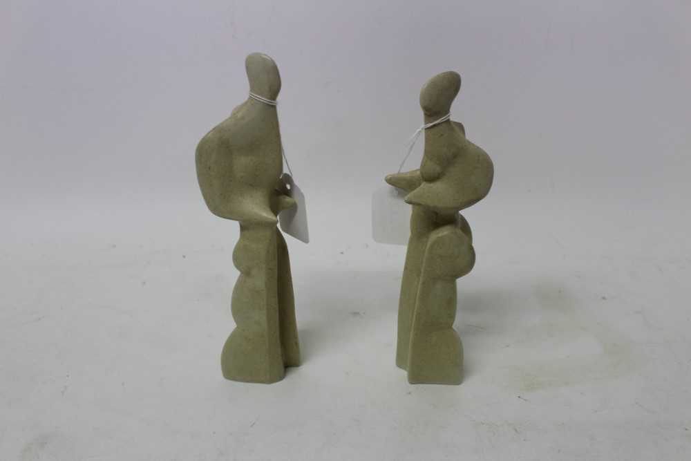 Lot 2173 - Peter Wright (1919-2003) ceramic sculpture of embracing male and female nudes, signed and numbered 169 of 200