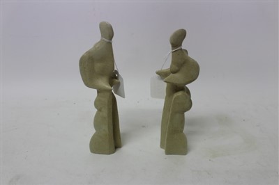 Lot 2173 - Peter Wright (1919-2003) ceramic sculpture of embracing male and female nudes, signed and numbered 169 of 200