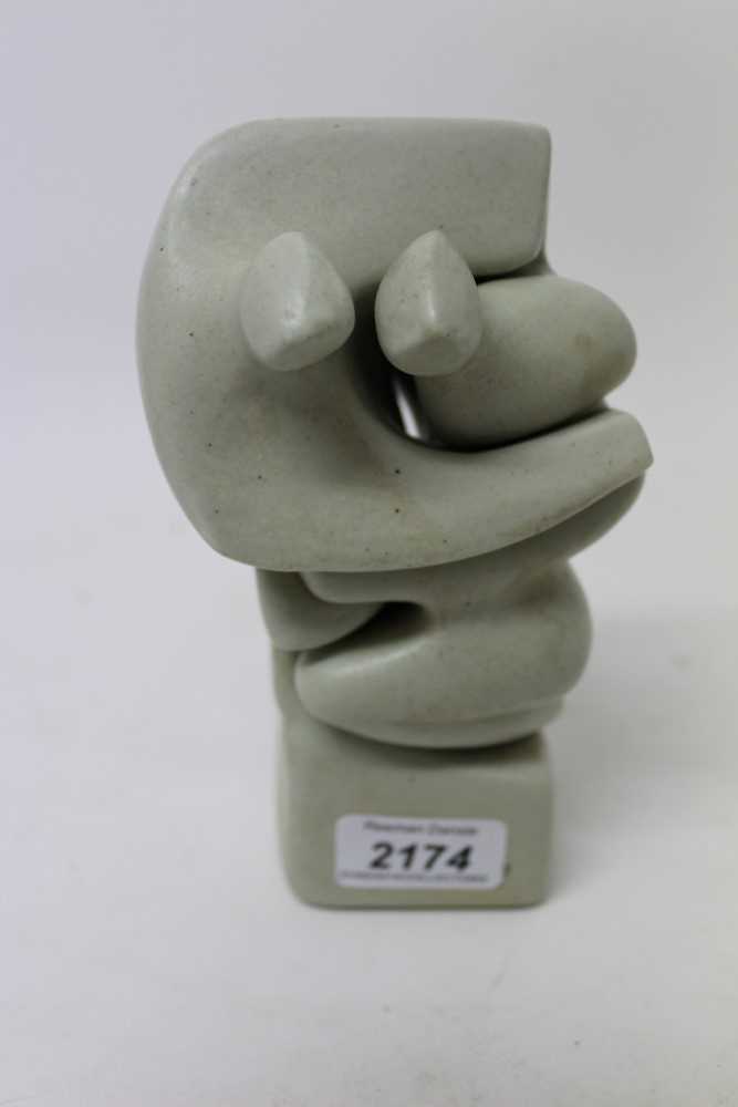 Lot 2174 - Peter Wright (1919-2003) ceramic sculpture of two interlocking embracing figures 184 of 200