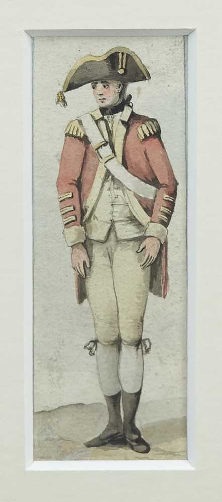 Lot 1057 - Harriet Churchyard watercolour - an Officer. Ex Potter Collection