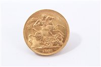 Lot 181 - G.B. gold Sovereign George V 1911.  EF (1 coin)