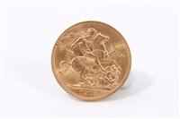 Lot 183 - G.B. gold Sovereign George V 1912.  EF (1 coin)