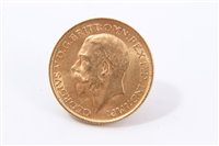 Lot 184 - G.B. gold Sovereign George V 1912.  VF (1 coin)