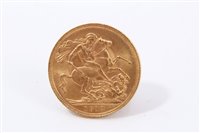 Lot 186 - G.B. gold Sovereign George V 1912. GVF - EF (1 coin)