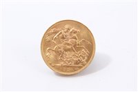 Lot 197 - G.B. gold Sovereign George V 1925.  EF (1 coin)