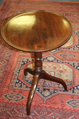 Lot 1620 - George III and later mahogany dished top occasional table