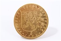 Lot 226 - Czechoslovakia – gold Five Dukatu 1932.  UNC (1 coin)