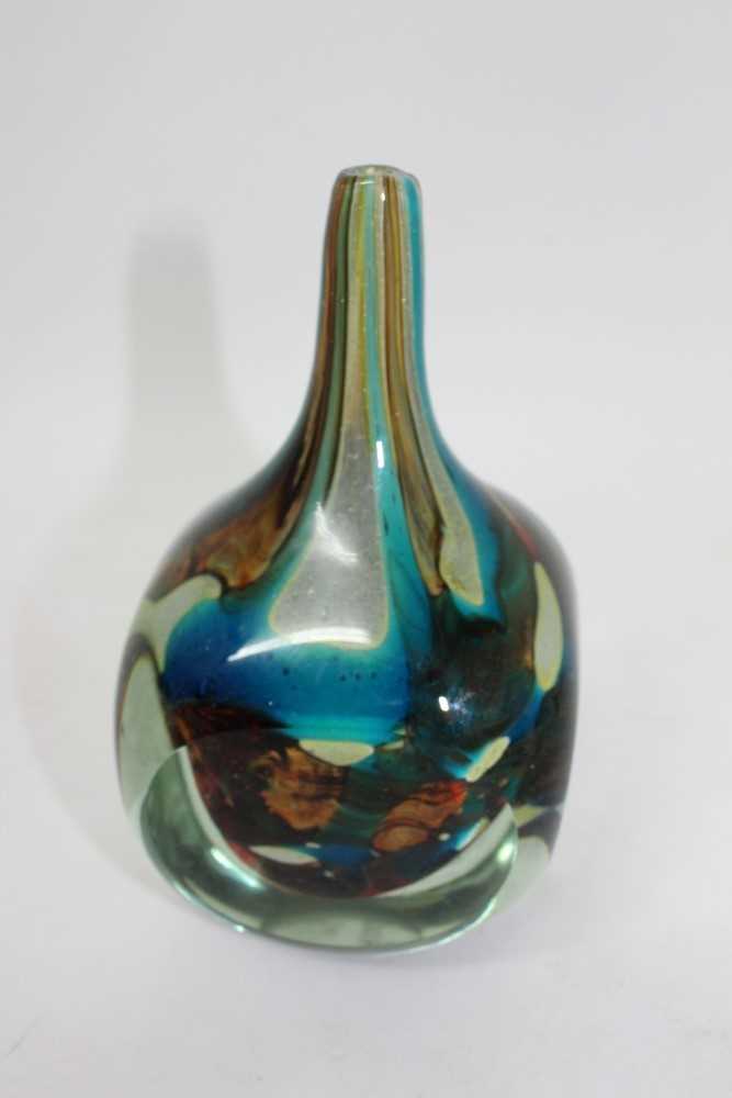 Lot 2097 - Mdina art glass facet cube vase