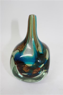 Lot 2097 - Mdina art glass facet cube vase