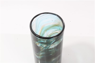 Lot 2096 - Whitefriars art glass cylindrical streaky vase