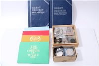 Lot 235 - World – mixed coinage – to include Royal Mint Issued Proof Sets G.B. 1973, Yemen 1974, Botswana 1976, Tuvalu 1976, Whitman folders (x 2) containing some G.B. pre-1947 silver, silver Threepences, Cr...