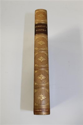 Lot 2441 - Books - Frank S. Marryat – Borneo and the Indian Archipelago, published London, Longman, Brown, Green & Longmans, first edition, 1848, tooled leather binding.