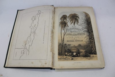 Lot 2442 - Books - Charles Walker Kinloch Zieke Reiziger – Rambles in Java and The Straits, published Simpkin, Marshall & Co. Teignmouth, first edition, 1853, cloth binding.