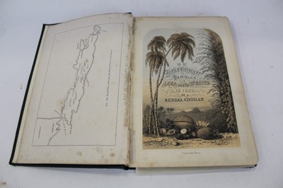 Lot 2679 - Books - Charles Walker Kinloch Zieke Reiziger – Rambles in Java and The Straits, published Simpkin, Marshall & Co. Teignmouth, first edition, 1853, cloth binding.