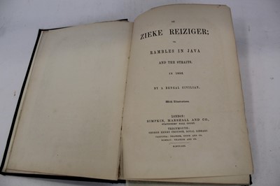 Lot 1258 - Books - Charles Walker Kinloch Zieke Reiziger – Rambles in Java and The Straits, published Simpkin, Marshall & Co. Teignmouth, first edition, 1853, cloth binding.