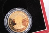 Lot 238 - Swaziland - The Royal Mint Gold Proof 250 Emalangeni 1981 - Commemorating The Diamond Jubilee of His Majesty King Sobhuza II, cased with certificate (1 coin)