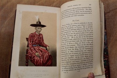Lot 2432 - Books -John Bowring – A Visit to the Philippine Islands, published London, 1859, tooled gilt binding, together with The Kingdom and People of Siam by the same author