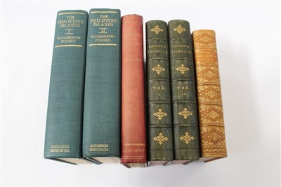 Lot 2446 - Books - Collection of topographical antiquarian books on Eastern themes – including Handbook of the Philippines, The Gems of the East, The Philippine Islands