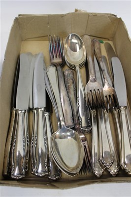 Lot 3609 - Selection of EP cutlery – various patterns and makers