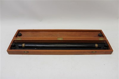 Lot 3612 - ‘Harling’ brass nautical rolling rule in a fitted case