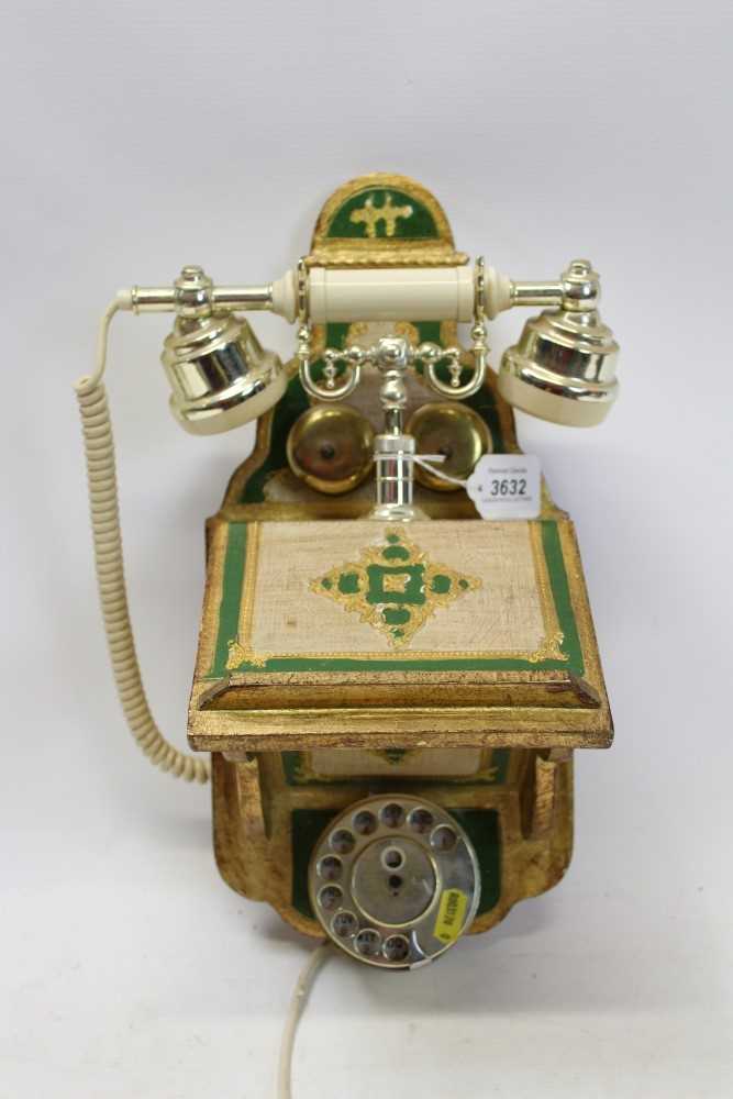 Lot 3632 - Two Italian Telephones