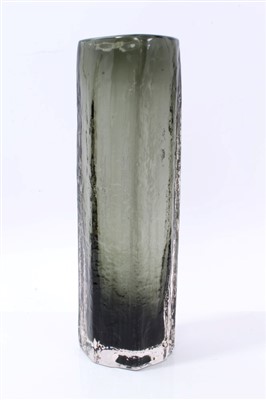Lot 2117 - Whitefriars pewter cucumber vase designed by Geoffrey Baxter, 29.5cm high