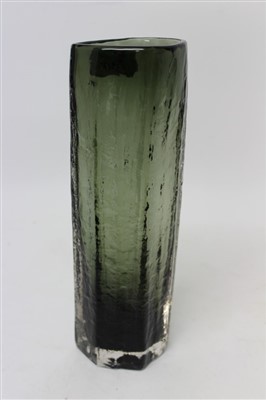 Lot 2117 - Whitefriars pewter cucumber vase designed by Geoffrey Baxter, 29.5cm high