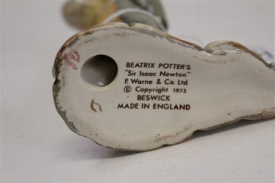 Lot 2151 - Beswick Beatrix Potter figure - Sir Isaac Newton, boxed