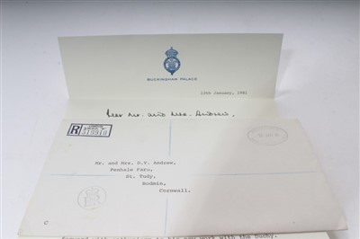 Lot 55 - The Wedding of HRH Prince Charles to Lady Diana Spencer, 29th July 1981, cake box, ephemera