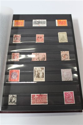 Lot 2458 - Stamps - G.B. and World selection in albums and stockbooks - including better Cape of Good Hope Triangles, Hong Kong Queen Victoria issues, British South Africa Territory 'Double Heads'