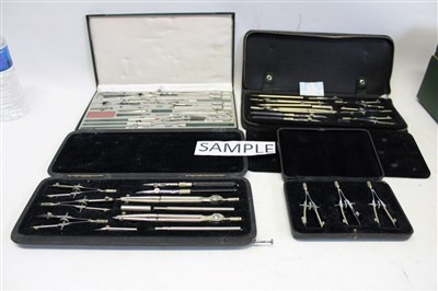 Lot 3641 - Mathematical instruments