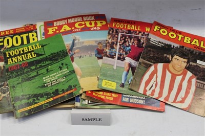 Lot 2462 - Selection of football magazines - including 1968 - 1971 Goal, Charles Buchan's Football Monthly, Striker