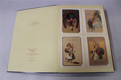 Lot 2473 - Postcards - four albums of The Victoria & Albert Museum cards, plus one other with reproduction cards