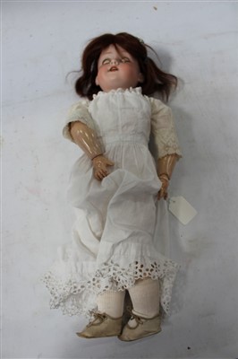 Lot 2862 - Early 20th century Armand Marseille bisque headed doll