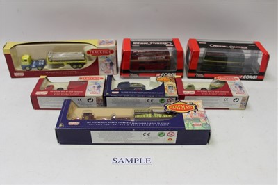 Lot 2803 - Diecast - boxed selection of Original Omnibus Company, Trackside, Vanguards and other models (2 boxes)