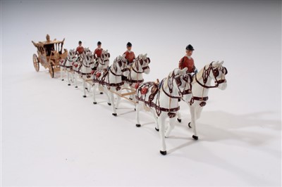 Lot 105 - Britain Collectors’ Club Golden Jubilee 50th Anniversary model Coronation State Coach with instructions