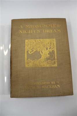 Lot 2502 - Book A Midsummer Night's Dream illustrated by Rackham